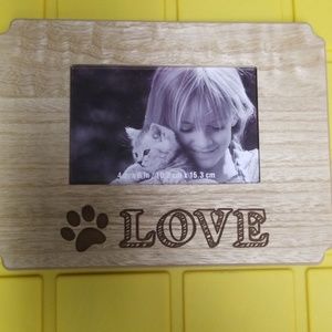 Love pet picture frame